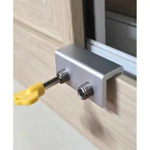 달빛몰 창문 열림방지 창틀 고정장치 스토퍼 1구 2구 창문열림방지스토퍼