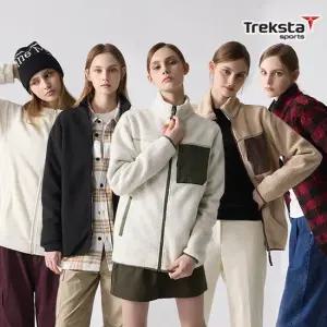 트렉스타 25FW 최신상 여성 플리스재킷+후드티셔츠 총 2종 세트