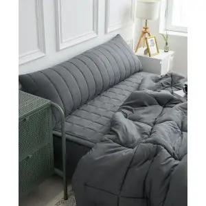 부드러운 소프트워싱 누빔 헤드쿠션 솜포함 5온스 향균솜 도톰한 두께감  침대 등받이 쿠션 (솜포함)