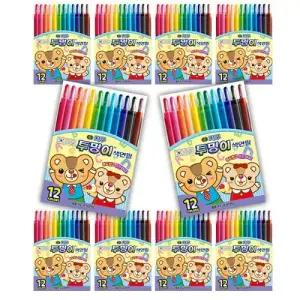 지구화학 투명이색연필 12색 10개