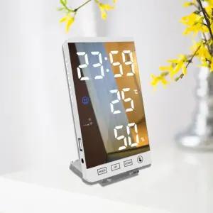 LED 탁상시계/전자/시계/온도/습도/디지털/무소음/알람/인테리어/탁상용/스마트/무선/사무실/아이방/거실