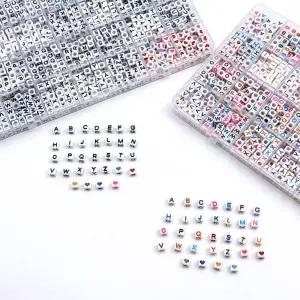 알파벳 28칸 케이스 2종 팔찌 키링 만들기 키트 비즈 공예 DIY 재료 열쇠고리 부자재 세트