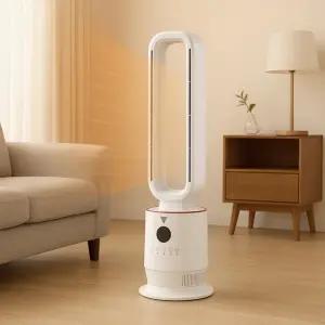 버뮤다랩 타워형 날개없는 PTC 온풍기 가정용 난방 온열기 사무실 전기히터