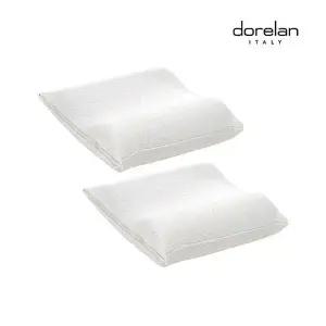 [돌레란][돌레란] 컴팩트 메모리폼 여행용 경추베개(커버 + 보관백 포함) 2개 세트