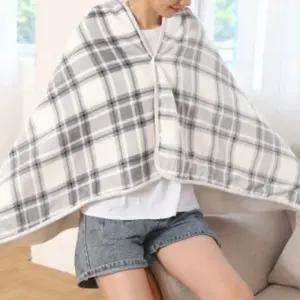 극세사 망토 담요 똑딱이 융털 차량 사무실 학생 어깨 캠핑 이불 다용도