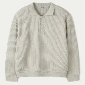 [series] 시리즈 역시즌 긴팔 칼라 스웨터 SAWAW25101IVX