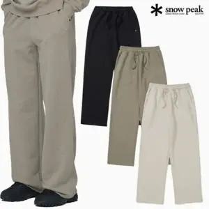 갤러리아 스노우피크 어패럴 [뉴이월단독] 여성 세미와이드 팬츠 S24FWFFP63