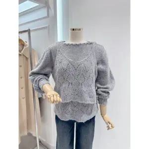 갤러리아 [ab.f.z]펀칭 뷔스티에 세트 니트(ATA1HW42A)