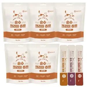 순수 크리미 12g x 180개 3종혼합 고양이간식