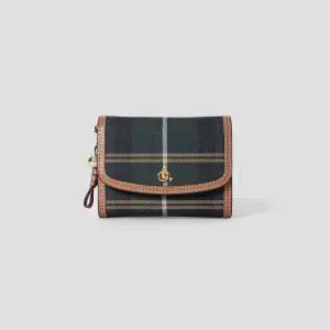 [빈폴ACC] (BE57A4M32R) 빈폴 헤릿 3단 반지갑 - 네이비