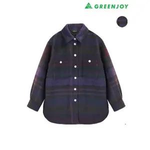 [아웃도어스/그린조이]여성 안감 퀼팅체크 셔츠_GF23WS88W