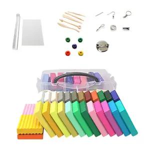 토니 폴리머 클레이 롤링세트 26색 42색 키트 보관케이스 포함 공예 미니어쳐 (24색/42색)