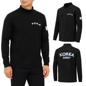 유니미스 남성 겨울 기모 융털 로카 반목폴라 티셔츠