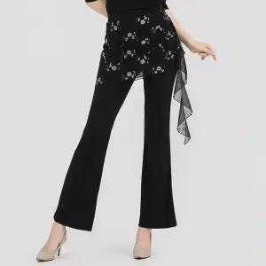 반짝이 꼬리 치마바지 라인댄스 팬츠 랩스커트 랩바지 댄스바지