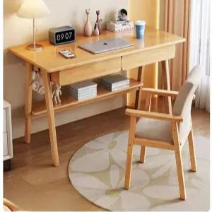 슬림테이블 의자세트 우드 책상 1인용 탁자 간이 선반