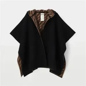 FF 리버시블 울 캐시미어 케이프 JFQ056