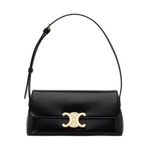 [셀린느] 다이엔 트리옹프 카프스킨 숄더백 블랙 여성 가방 120553BF4 38NO