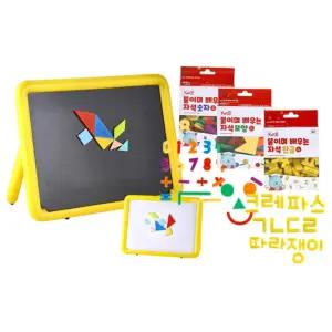 어린이집 수학 한글 도형 모양퍼즐 자석보드 글자공부 눈높이 집중력