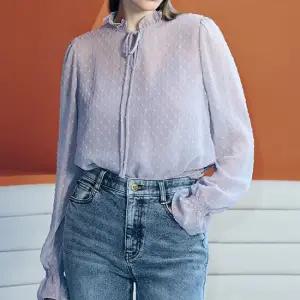 씨스루 도트 블라우스 1종