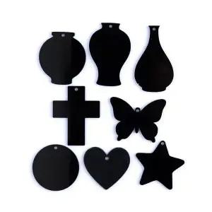 자개 아크릴 키링 만들기 재료 단체수업 체험 블랙 검정 열쇠고리