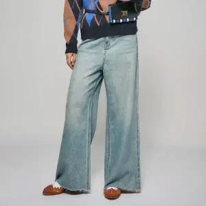 하이웨스트 스트링 와이드 데님 팬츠 ADW5NSDP6490 LBU1061196