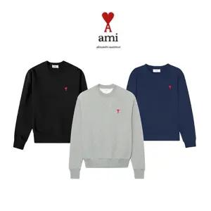 (QR인증 국내발송) 아미 스몰 로고 맨투맨 FW