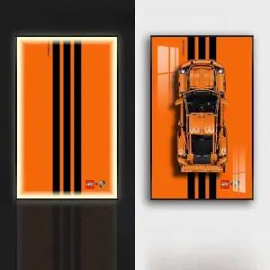 레고테크닉 액자 LED조명 AMG 벽장식소품 레고용