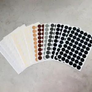 스티커 가구 보수 피스 재 우드 커버 메꾸미 흠집 방지 못자국 가리기 54P