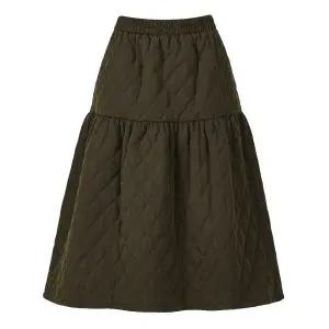 [포커스](팩토리스토어 강남점)티어드 플레어 패딩 스커트_PBVFF5W1SK8371