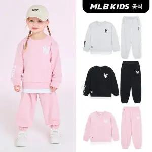 [MLB키즈](공식)26SS 스포티브 베이직 레이어드 맨투맨세트 (3color) 7AS2B0261-SET