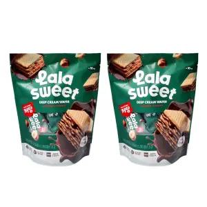 라라스윗 저당 딥크림 웨하스 헤이즐넛 초코 80g 2개