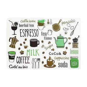 식탁매트 방수 플레이팅매트 사각 일러스트디자인