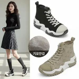 패턴 하이탑 기모 스니커즈(JD5799S)