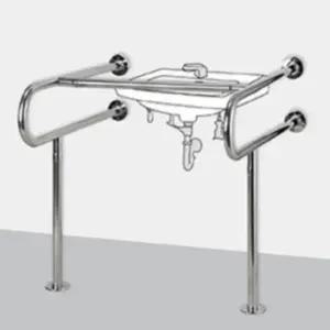 욕실 노약자 연결형 화장실 세면대 안전바 보조 손잡이 (WFJ5QEN)