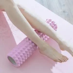 돌기형 하드폼롤러 요가 딥롤러 폼슬라이드 마사지 종아리 (WFK31C0)