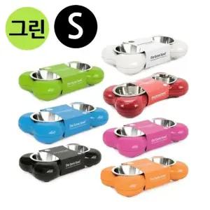 고품질 패션쌍식기 애완용 Small 그린 식기 뼈다귀 (WFJQK01)