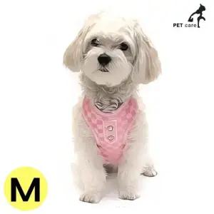 고품질 세트 M 리드줄 가슴줄 핑크 (WFJQM26)