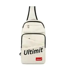 캐주얼 빅슬링백 남자 슬링백 바디크로스 가방 아이보리 (WFK43EU)