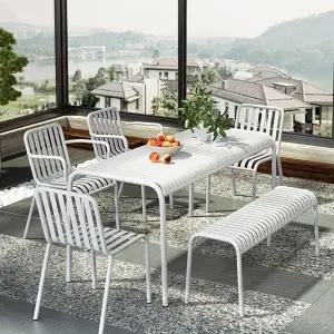 철제 야외 테이블 세트 마당 정원 펜션 철제테이블