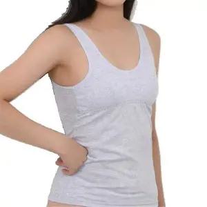 주니어 여아 면 브라런닝 귀여운 캐릭터 디자인 쟈가드 브라탑 (WFJ5T9Z)