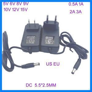 AC 110-240V 입력 DC 5V 6V 8V 9V 10V 12V 15V 0.5A 1A 2A 3A 출력 범용 전원 어댑터 충전기 (LED 스트립 C