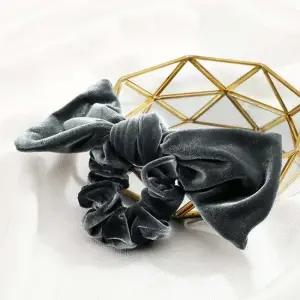 리본 곱창밴드 그레이 올림머리끈 헤어슈슈 여자 예쁜