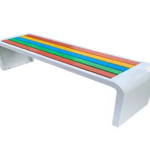 야외 테라스 카페 공원 벤치 의자 학교 관공서 베란다 인블루가구 원형 접이식 사각 정원