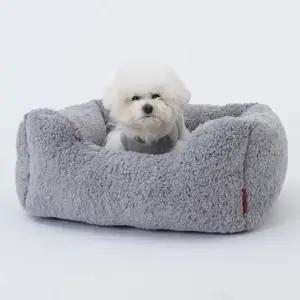 툼툼 사각방석 모던 강아지쿠션 그레이 (WFJR03I)