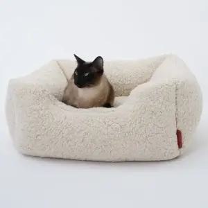 강아지쿠션 사각방석 모던 툼툼 아이보리 (WFJR03J)