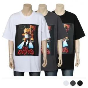 고품질 남자티 남성티셔츠 면 모임 남자친구 휴가 빅사이즈 (WFJREL5)