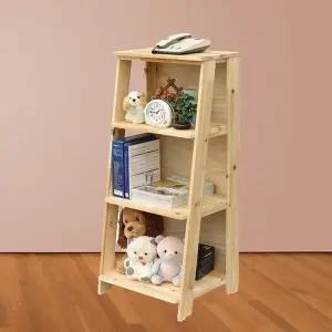 [하프클럽/]다용도 원목 4단 선반장 다용도실 원목선반 미니미니선반