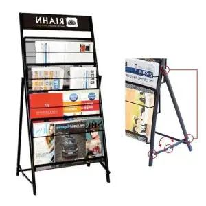 [하프클럽/]전단지 카탈로그 매거진 전단지꽂이 잡지꽂이 팜플렛 철제