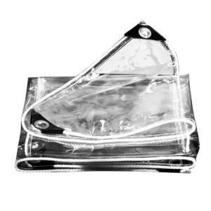 투명 PVC 비닐하우스 지붕 방수포 캠핑 05xm