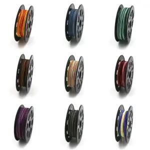 0.5mm 믹스색상 폴리매듭실 1야드(90cm)/매듭팔찌재료